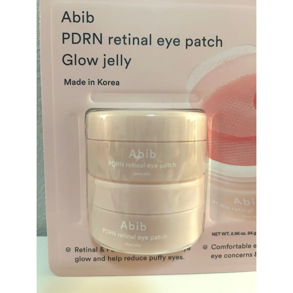Abib PDRN Retinal Glow Jelly Eye Patch 2 Pack 120ct New!